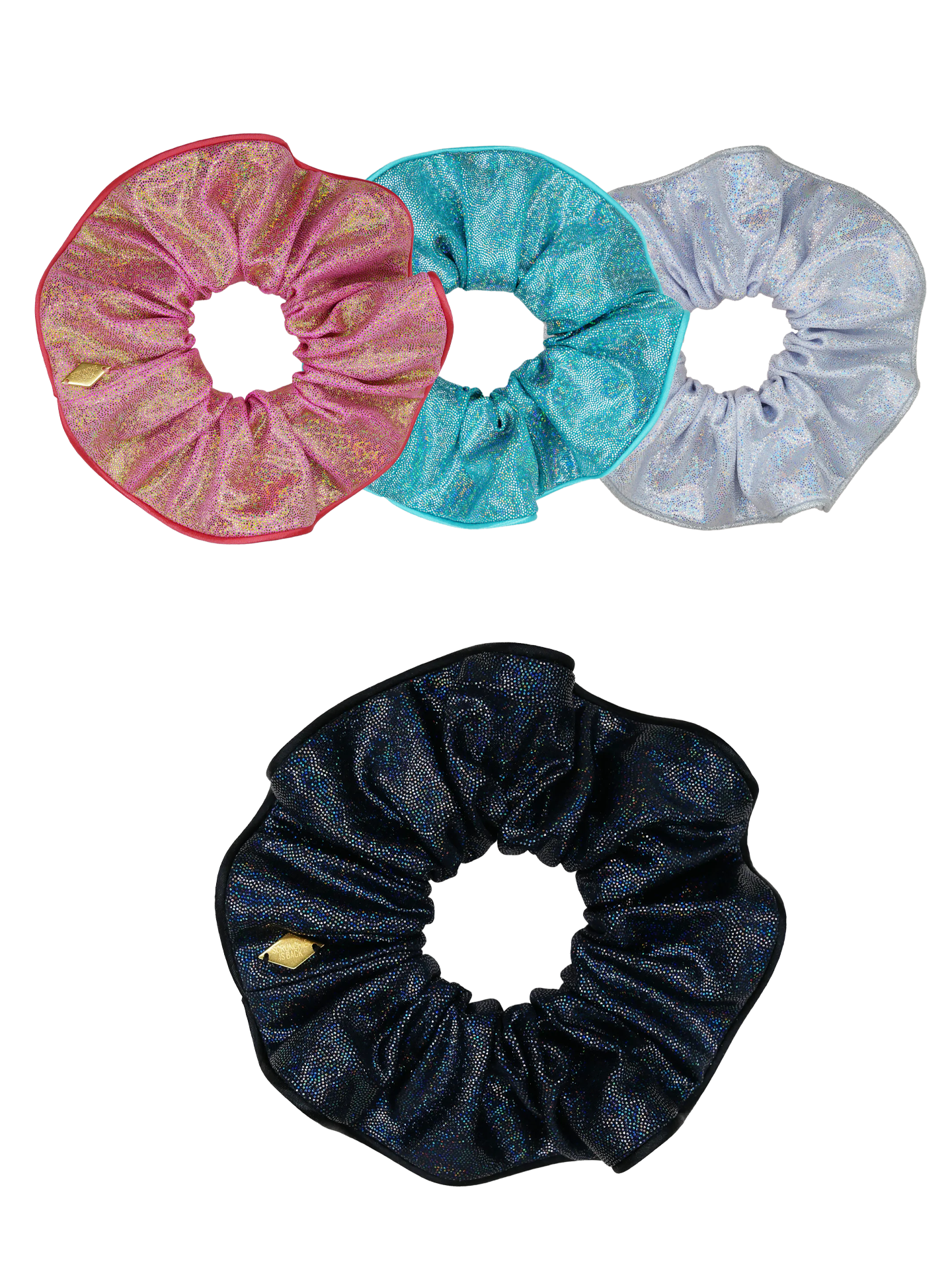 Glitter waterproof scrunchie, 4 colours