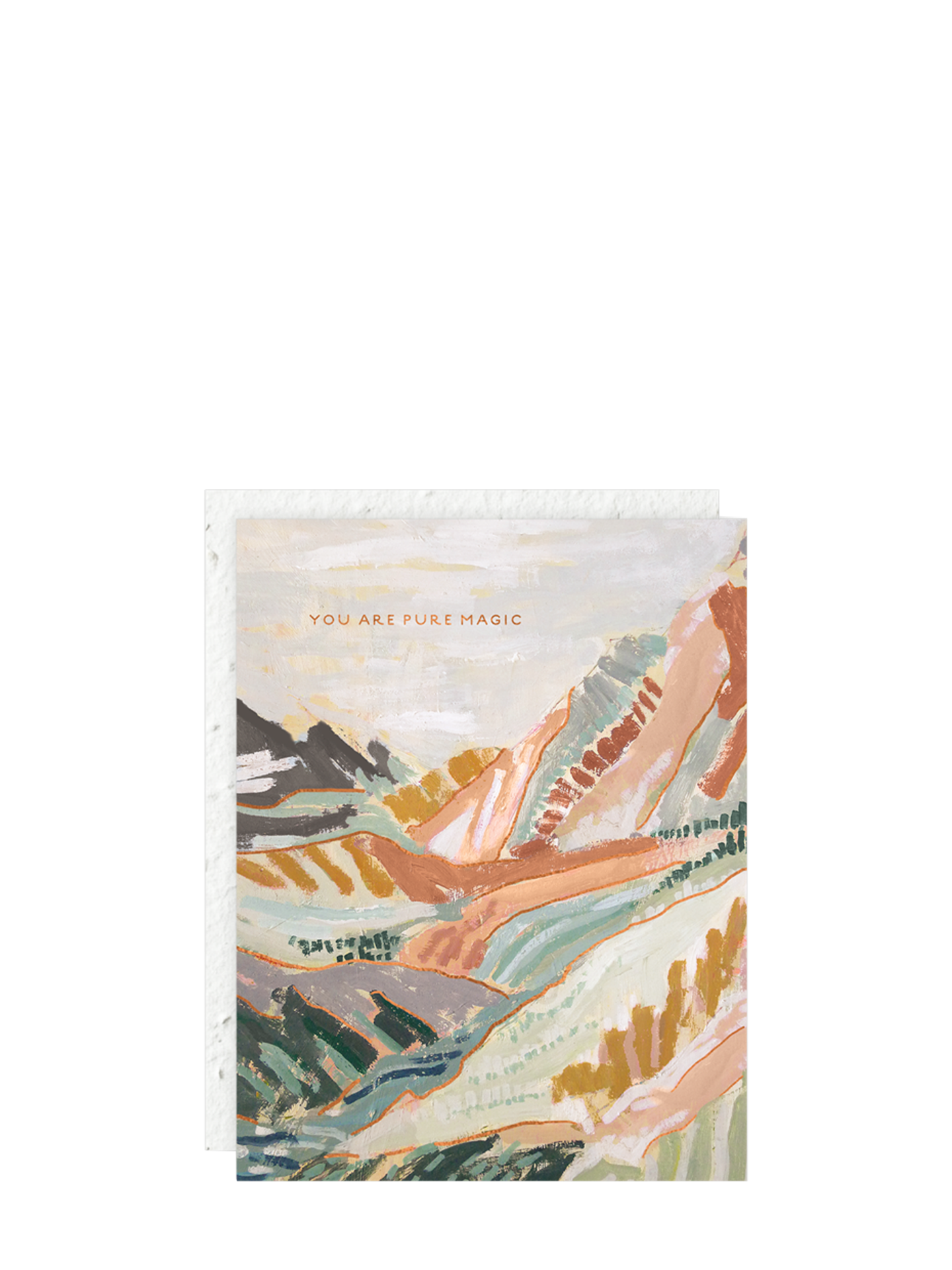 You are pure magic love & friendship card (plantable envelope)