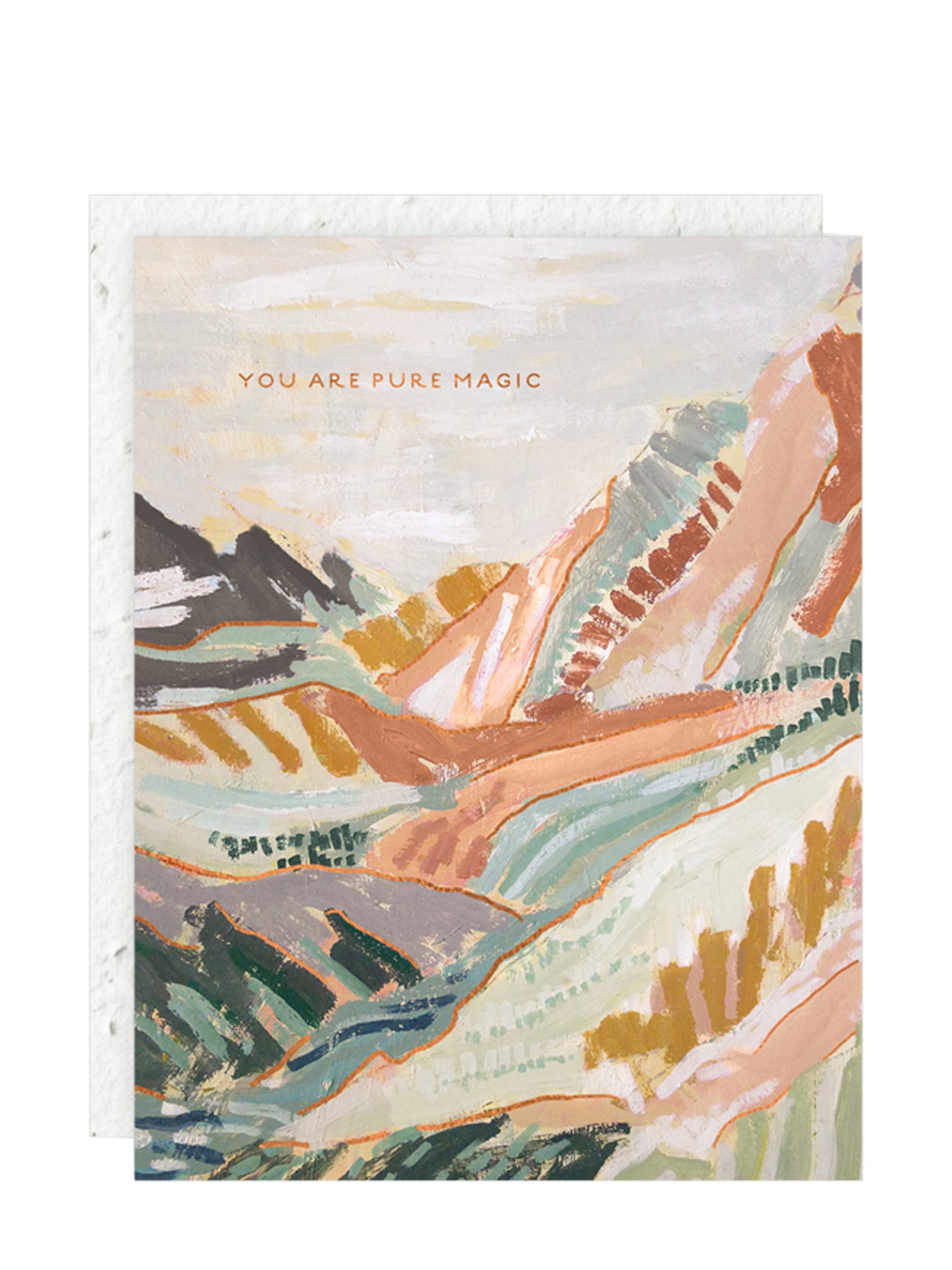 You are pure magic love & friendship card (plantable envelope)