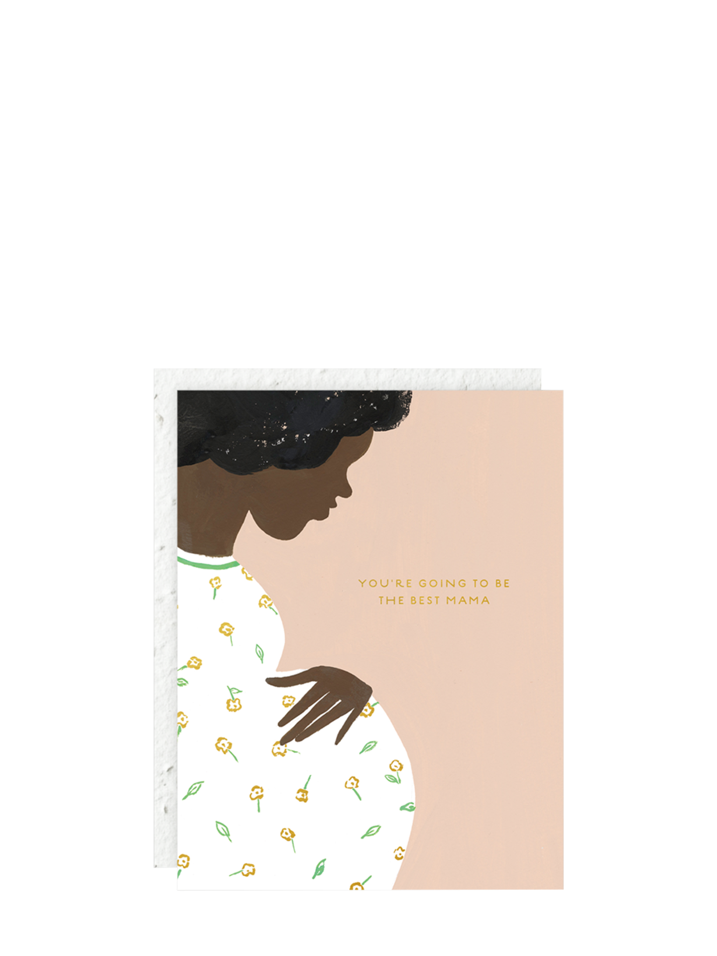 Bump you’re going to be the best mama, new baby card (plantable envelope)