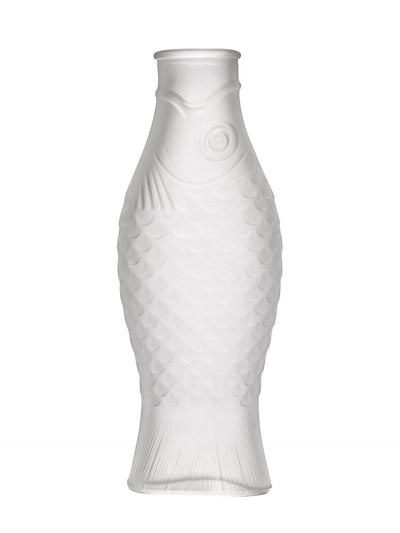 Fish & Fish bottle, frosted white