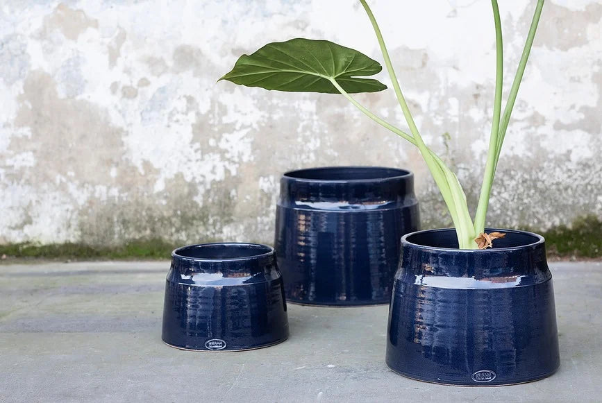 Small flower pot, blue (indoor)