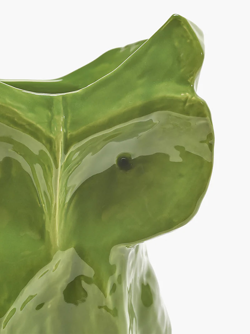 Owl vase, green (30cm)