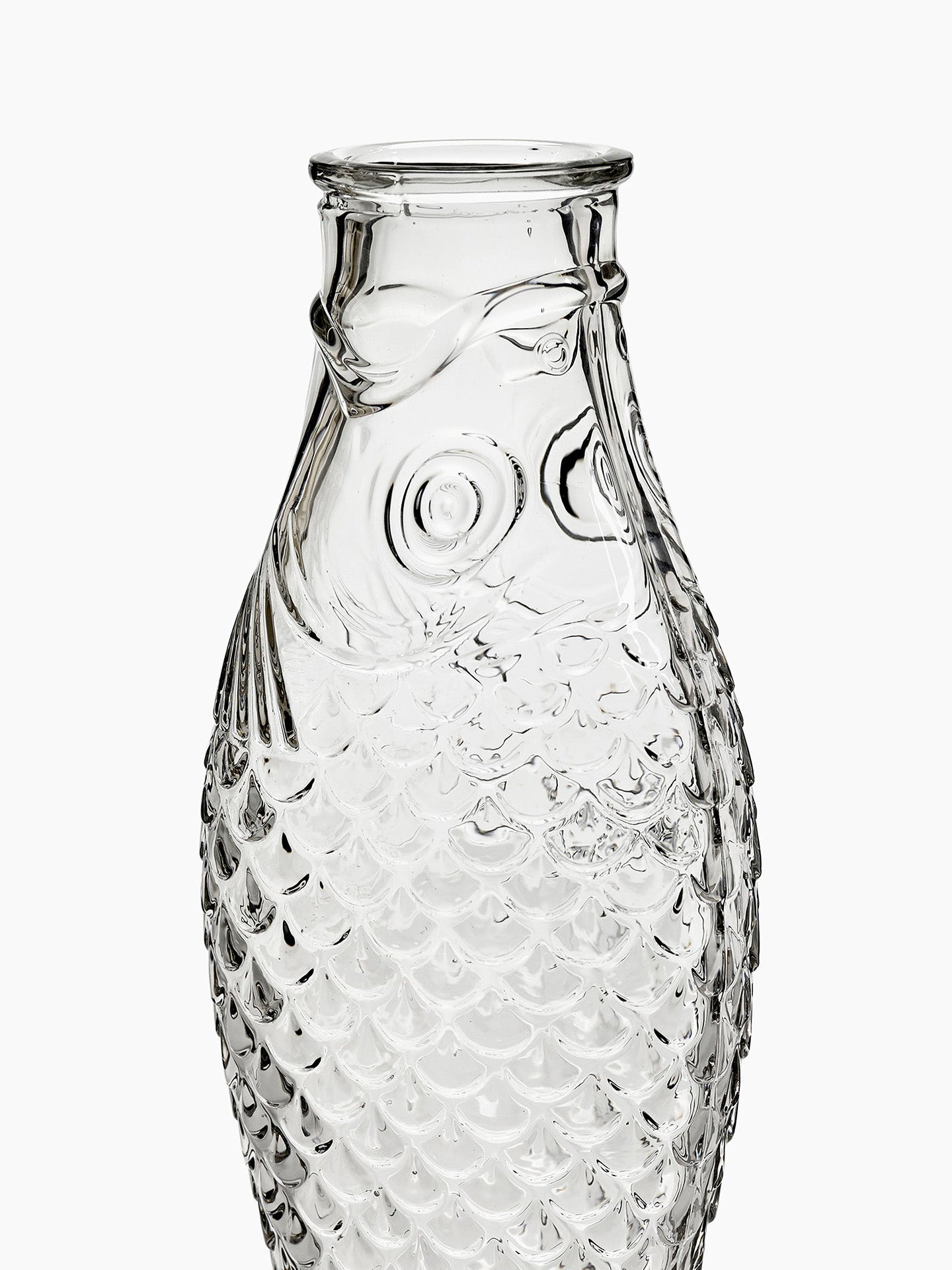 Fish & Fish Bottle, Clear by Paola Navone