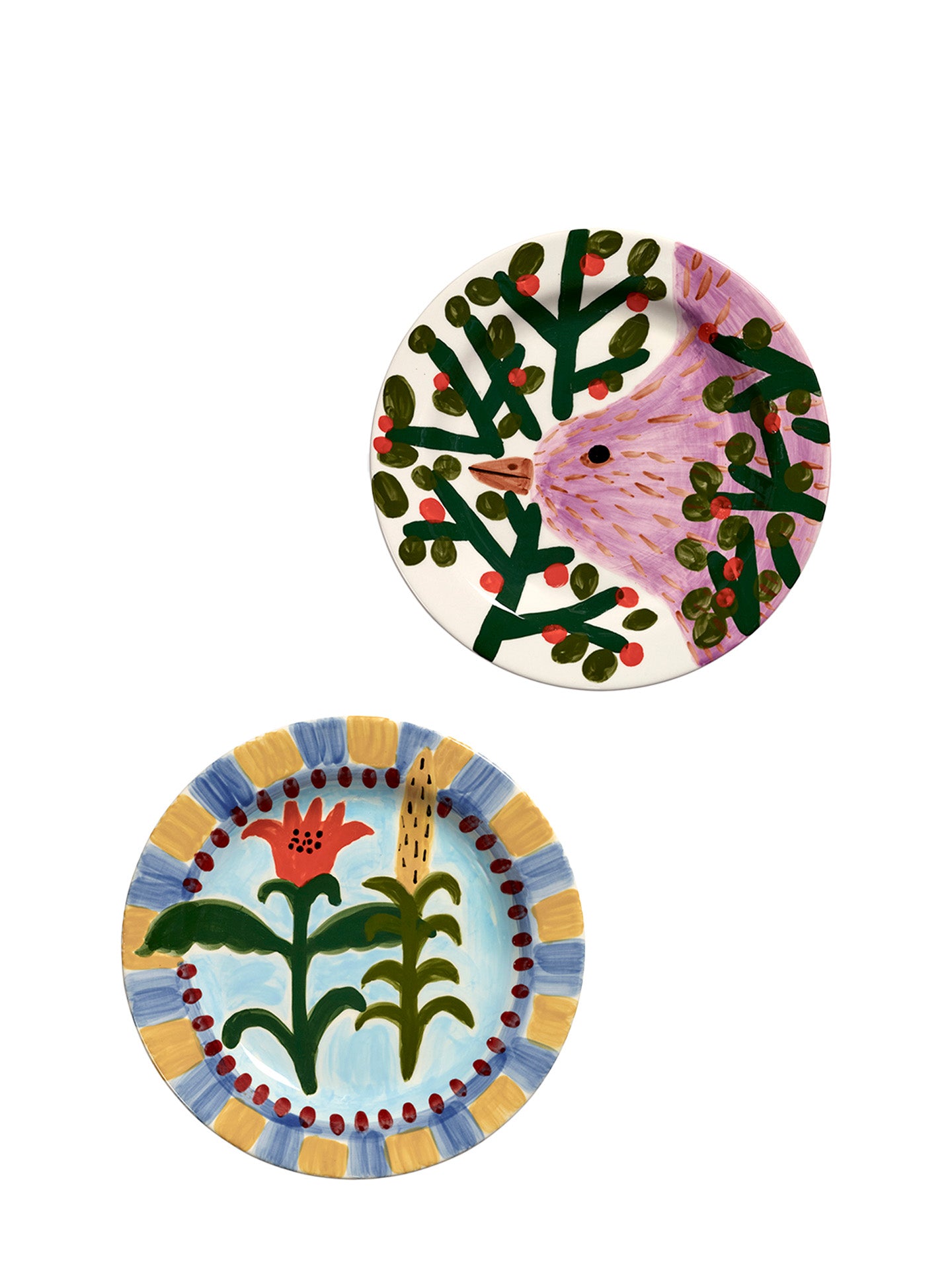Jane January dinner plate N°01, 2 colours