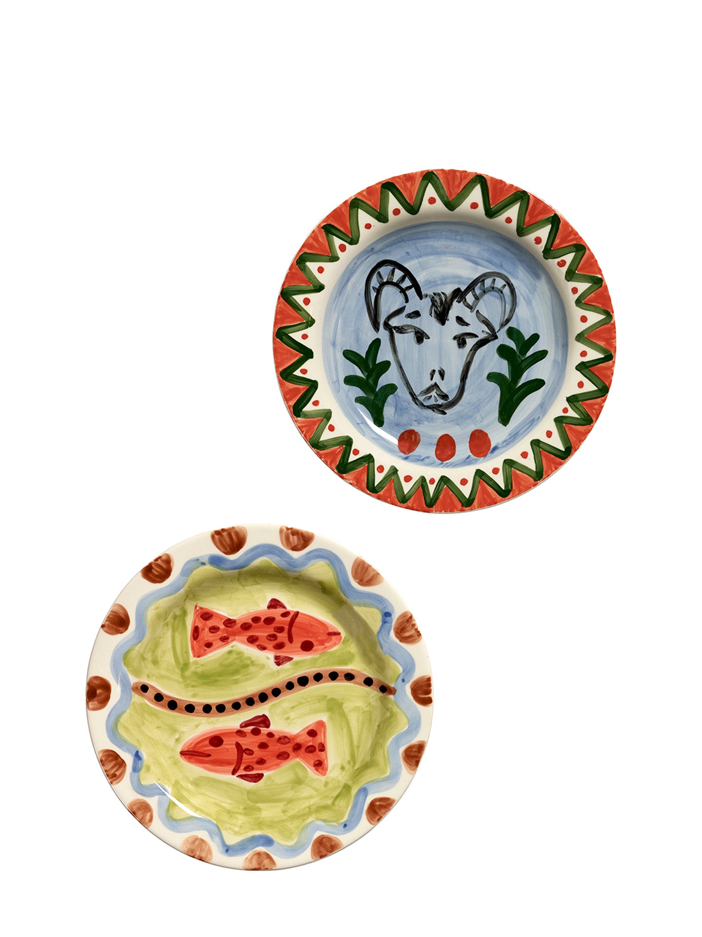 The Lovers dinner plate N°03, 2 styles