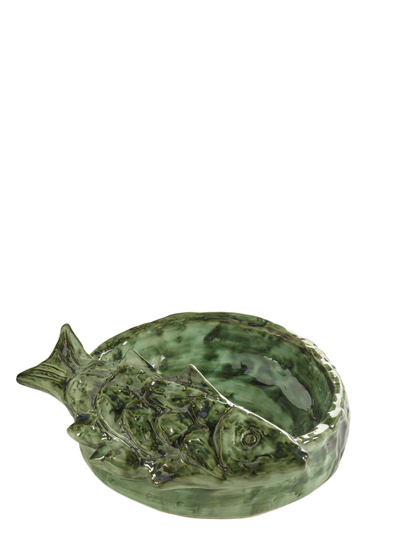Cosas Lindas ceramic serving plate, green