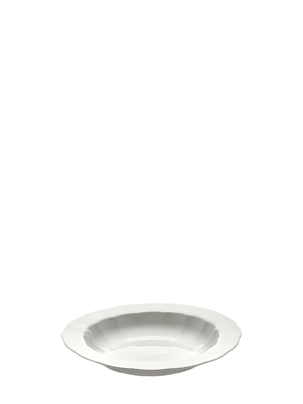 Silhouette deep large pasta plate, soft white (23,7cm)
