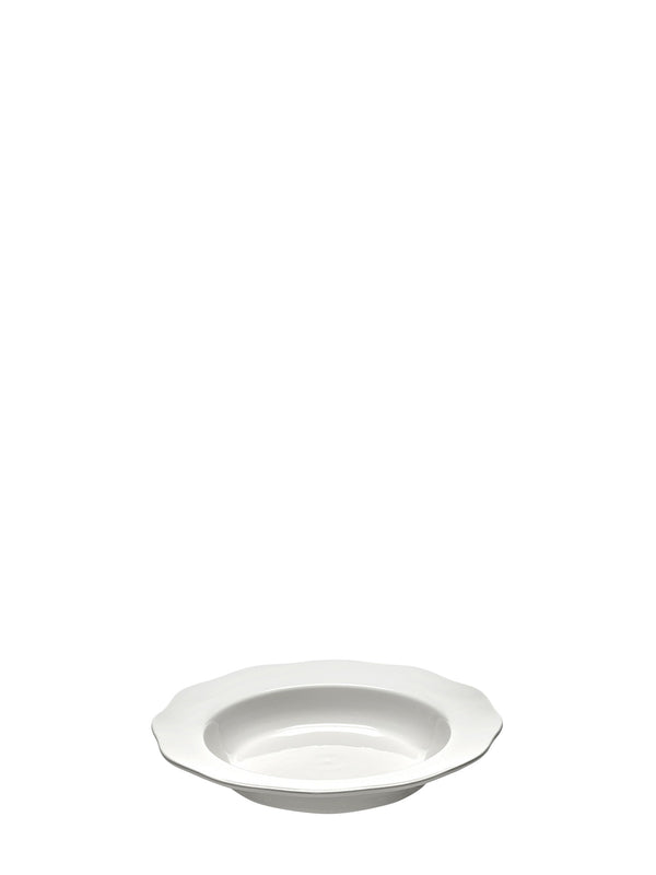 Silhouette medium pasta plate, soft white (⌀22 cm)