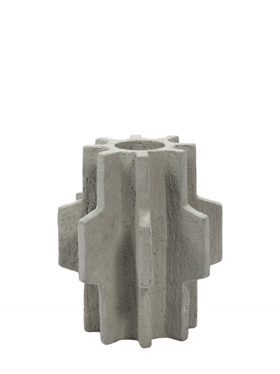 Cement fck vase N°01 (25,5cm), grey