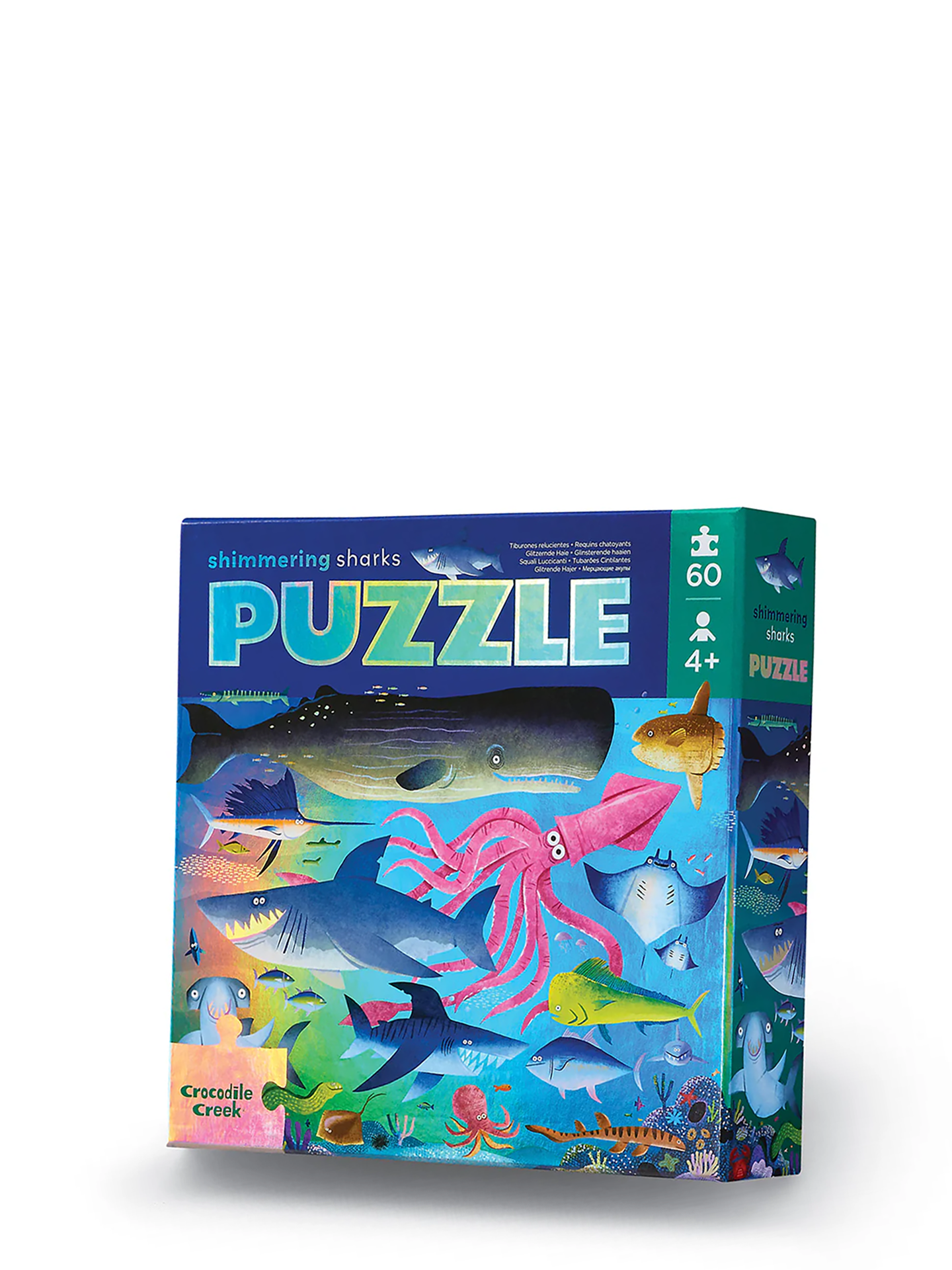 Shimmering Sharks Holographic Puzzle (60pc)
