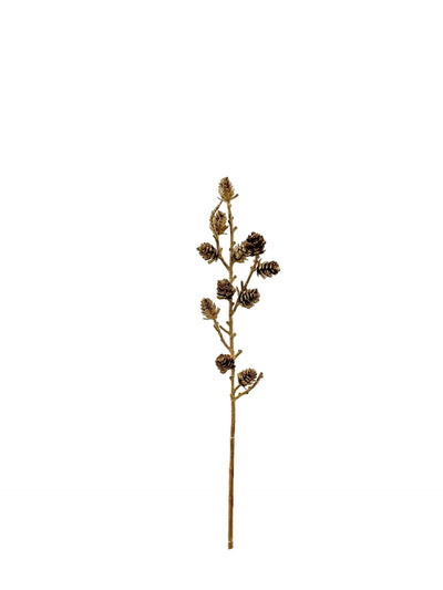 Golden larch cone branch, medium (44,5 cm)
