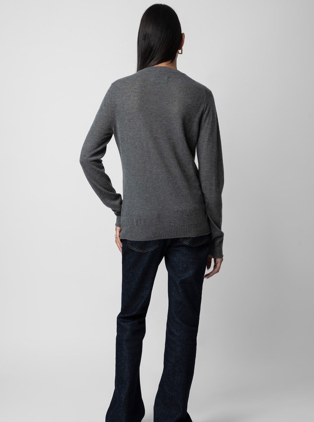 MISS EAGLE sweater, charcoal