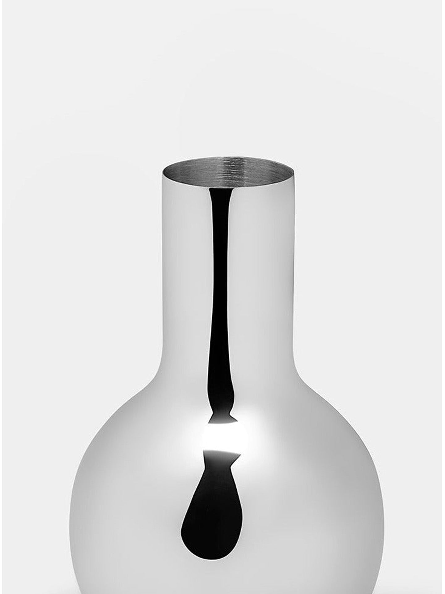 Boule small vase, silver plated