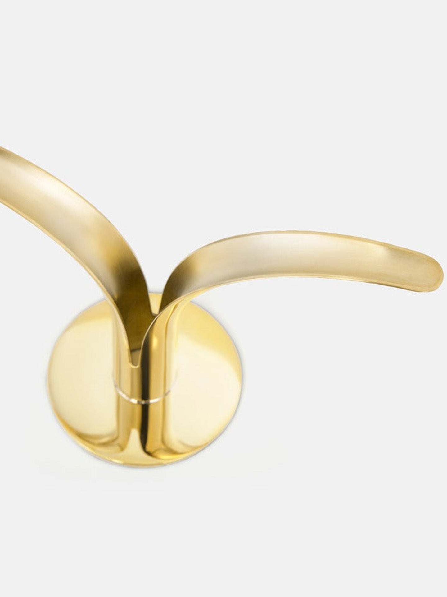 Lily candlestick, brass