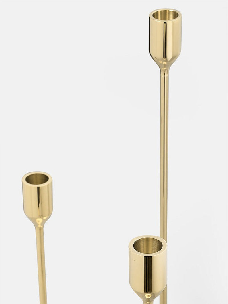 Nattlight large candlestick, brass