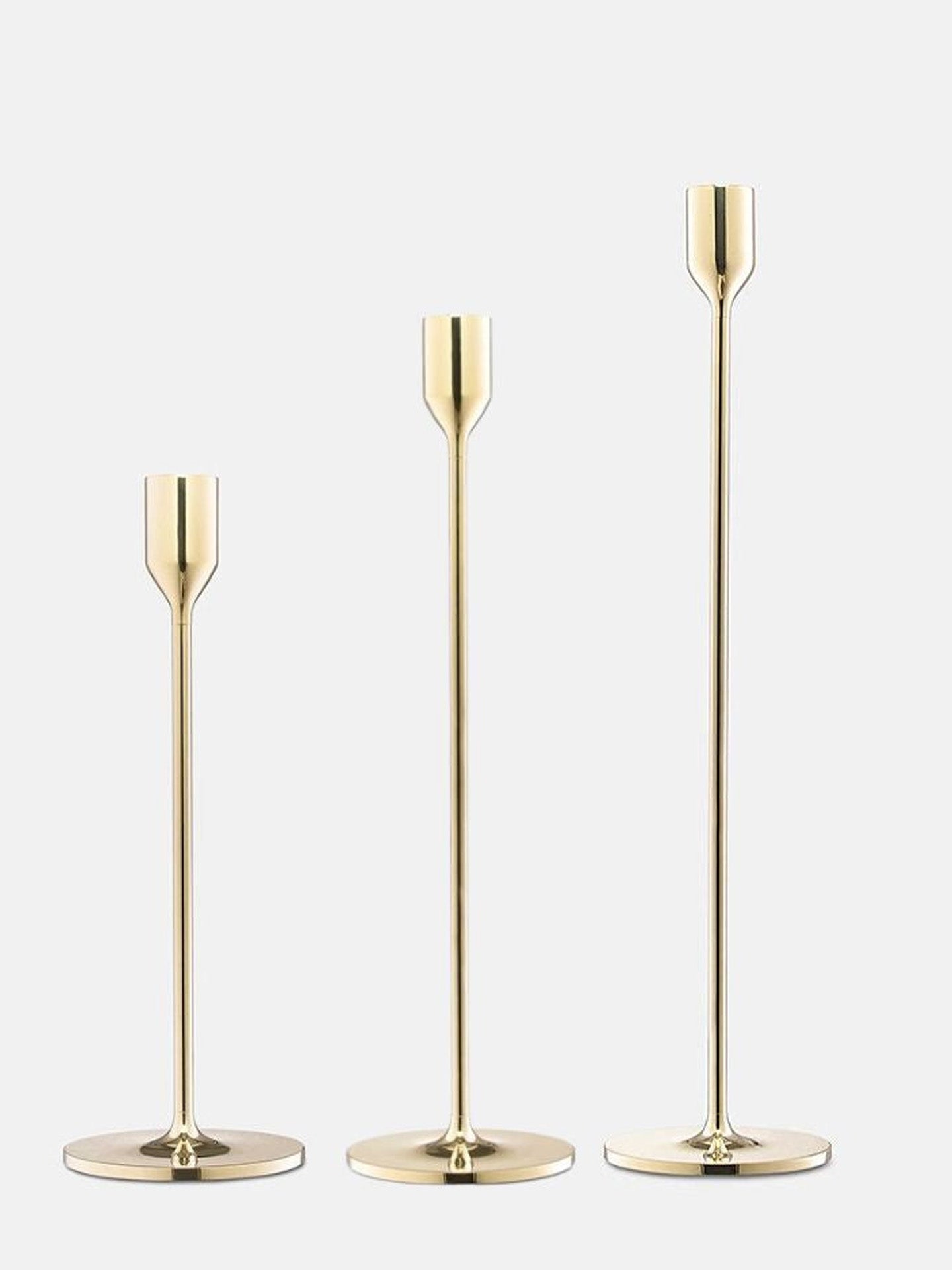 Nattlight medium candlestick, brass