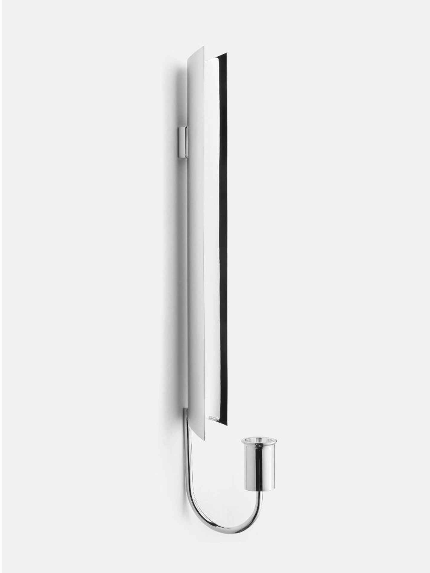 Reflex sconce, silver plated