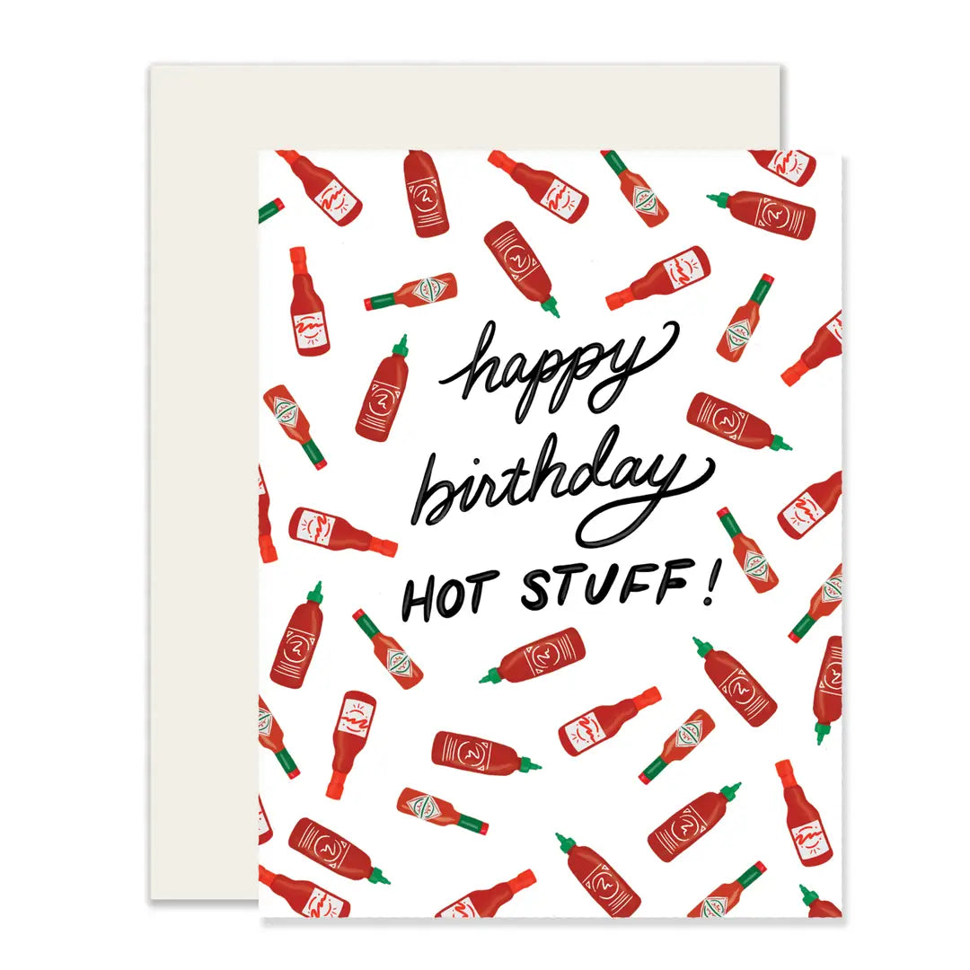 Hot Stuff birthday card