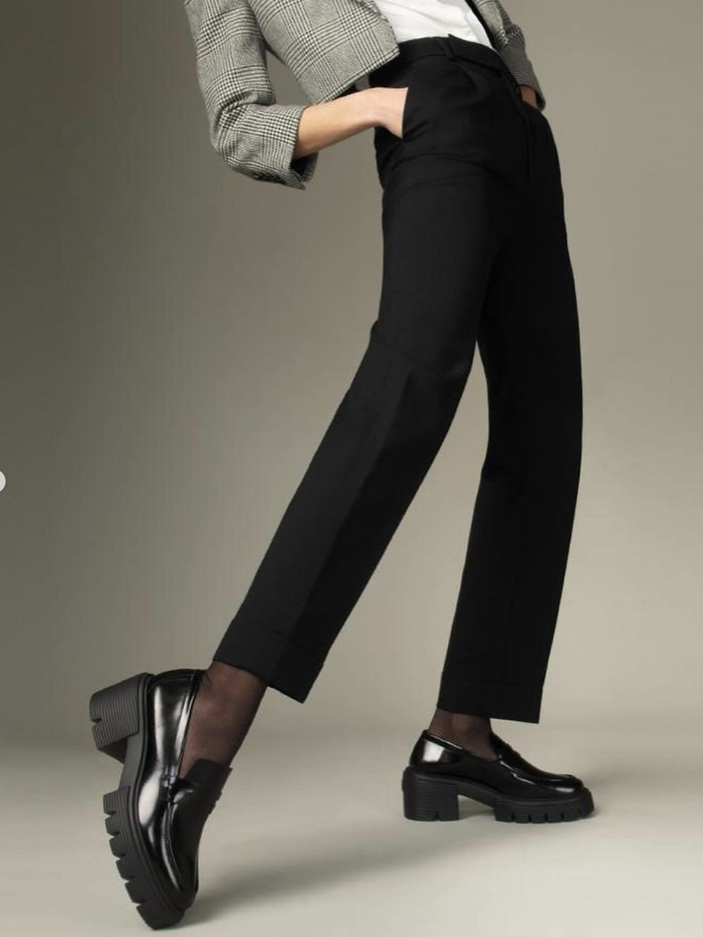 Soho patent-leather loafers, black