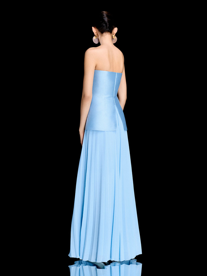 Claudette maxi dress, soft blue