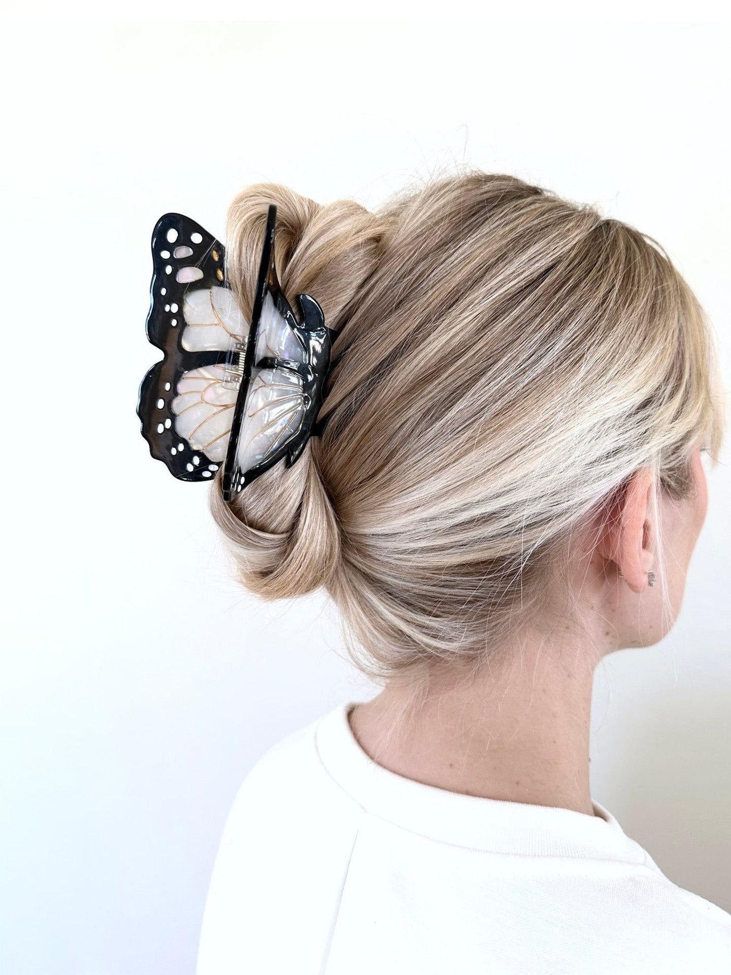 Monarch Butterfly Hair Claw