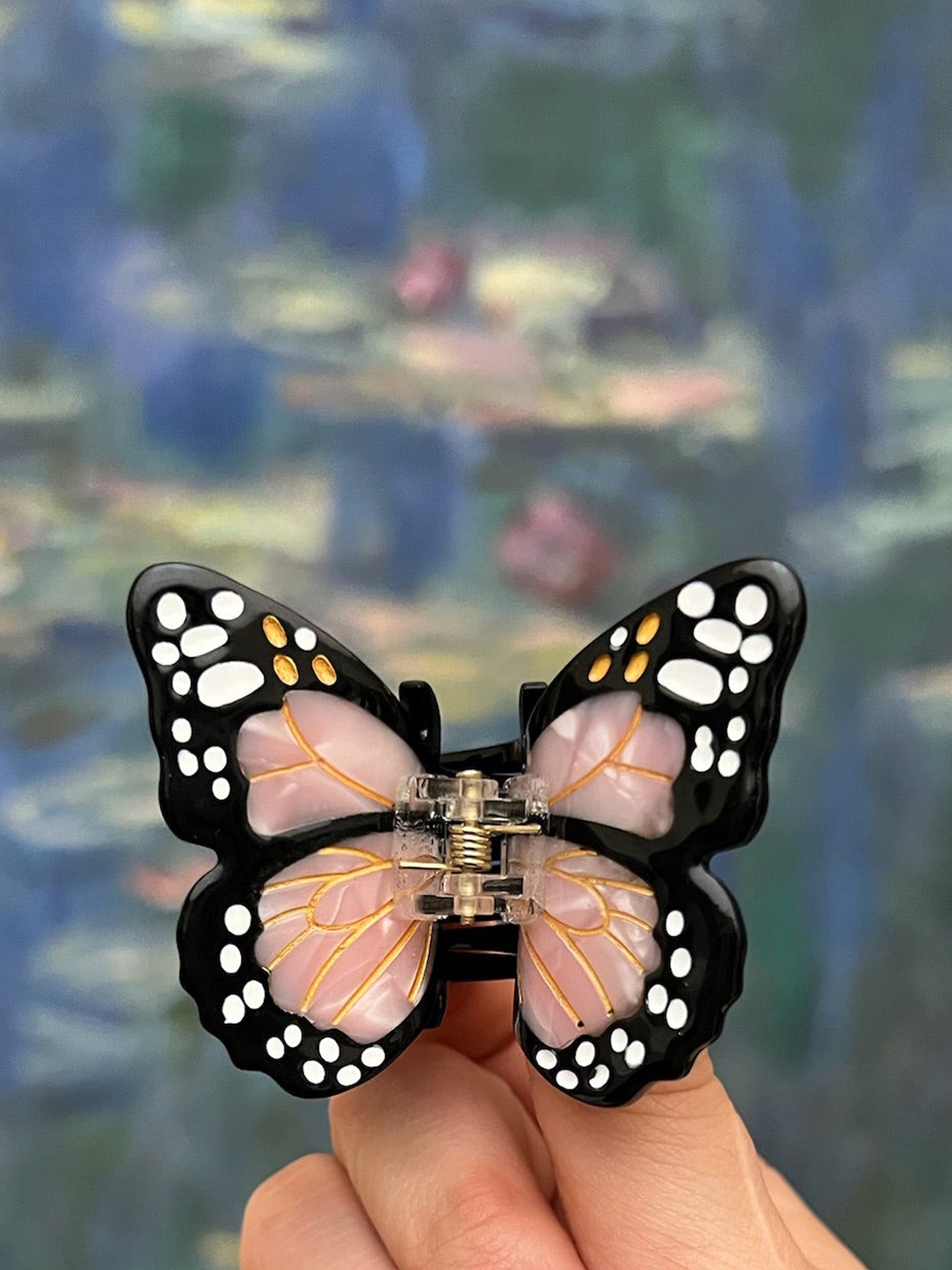 Mini Monarch hair claw, 4 colours