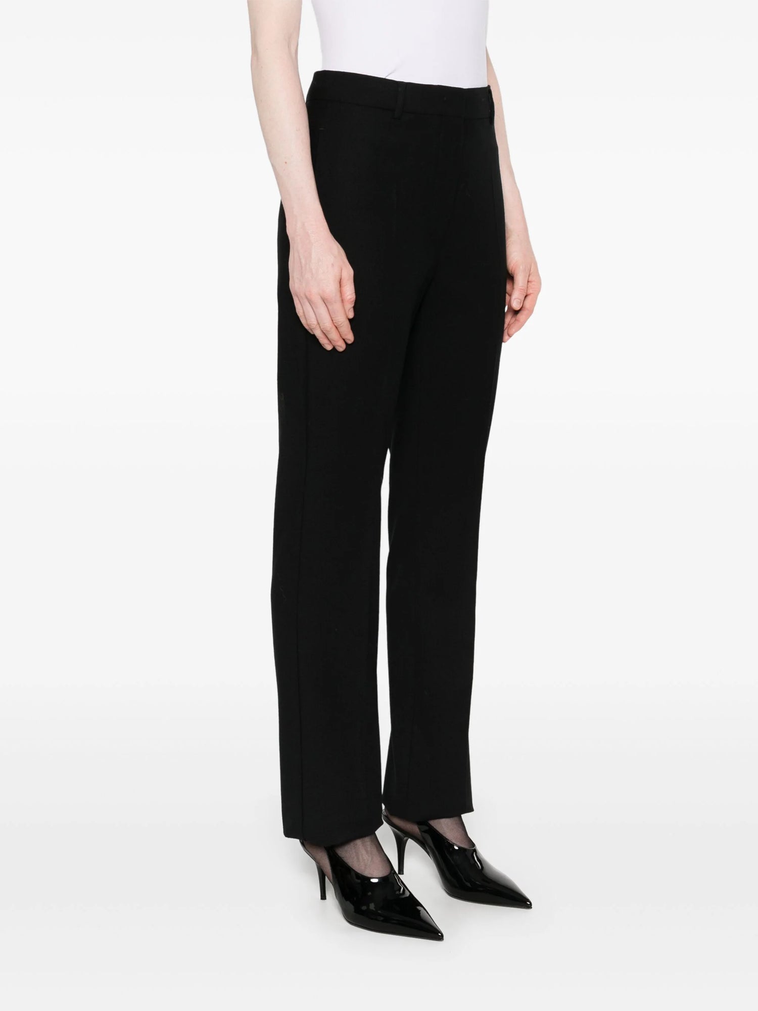 Mora woolen trousers, black