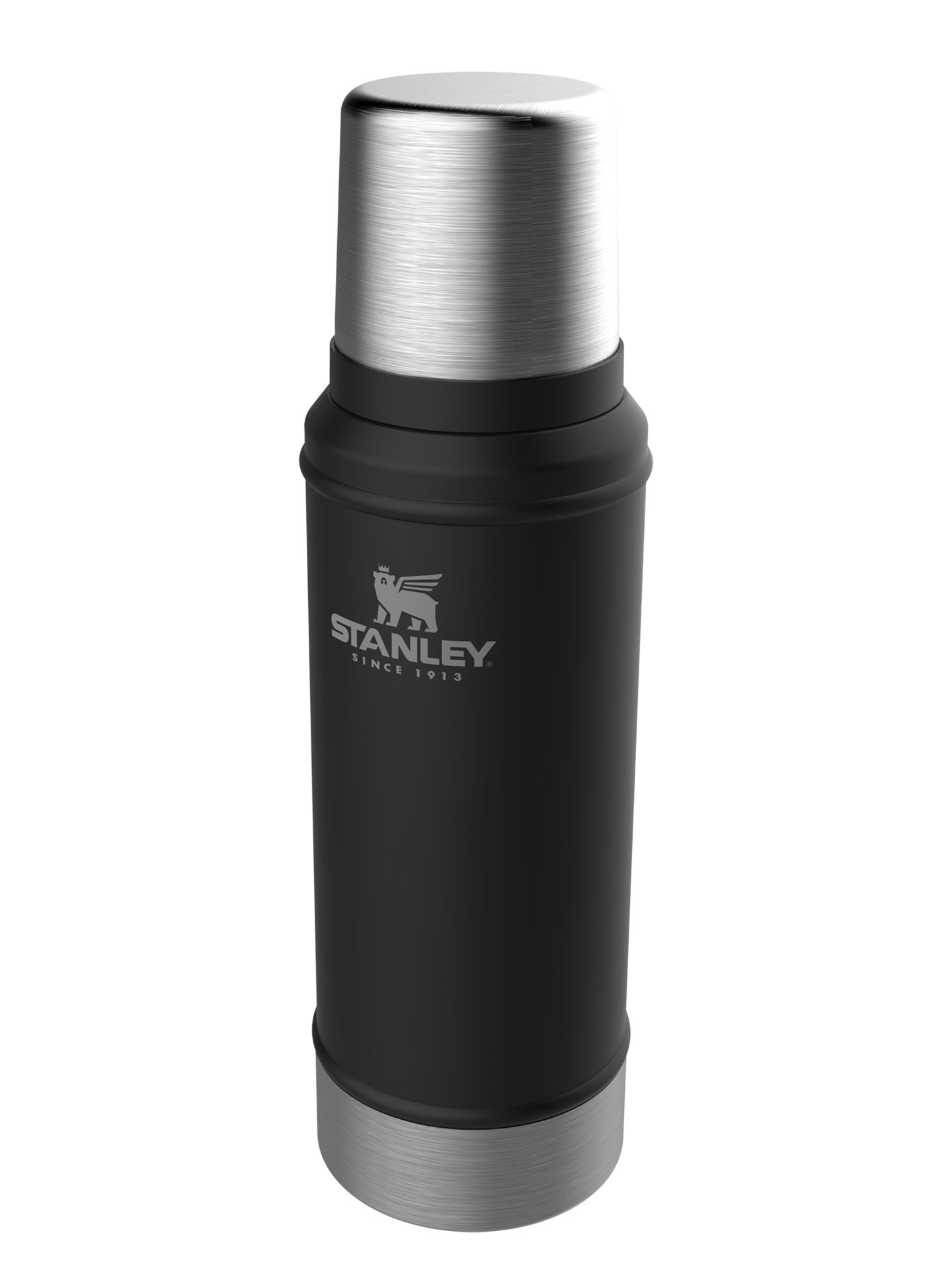 Classic legendary thermos bottle, black (0,75 L)