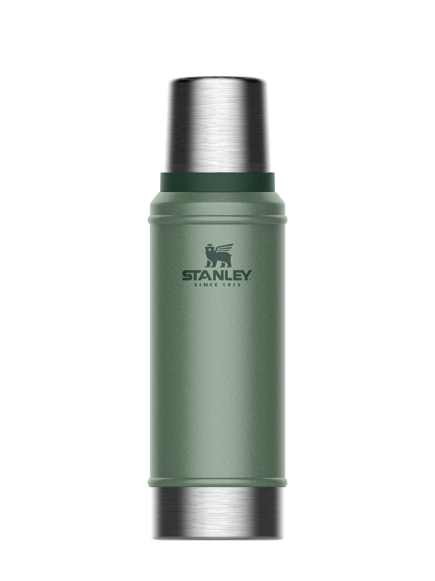 Classic legendary thermos bottle, green (0,75 L)