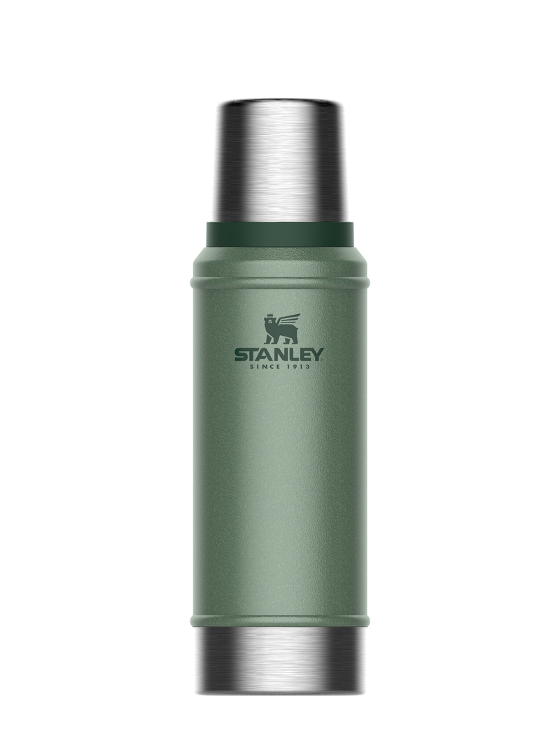 Classic legendary thermos bottle, green (0.75l)