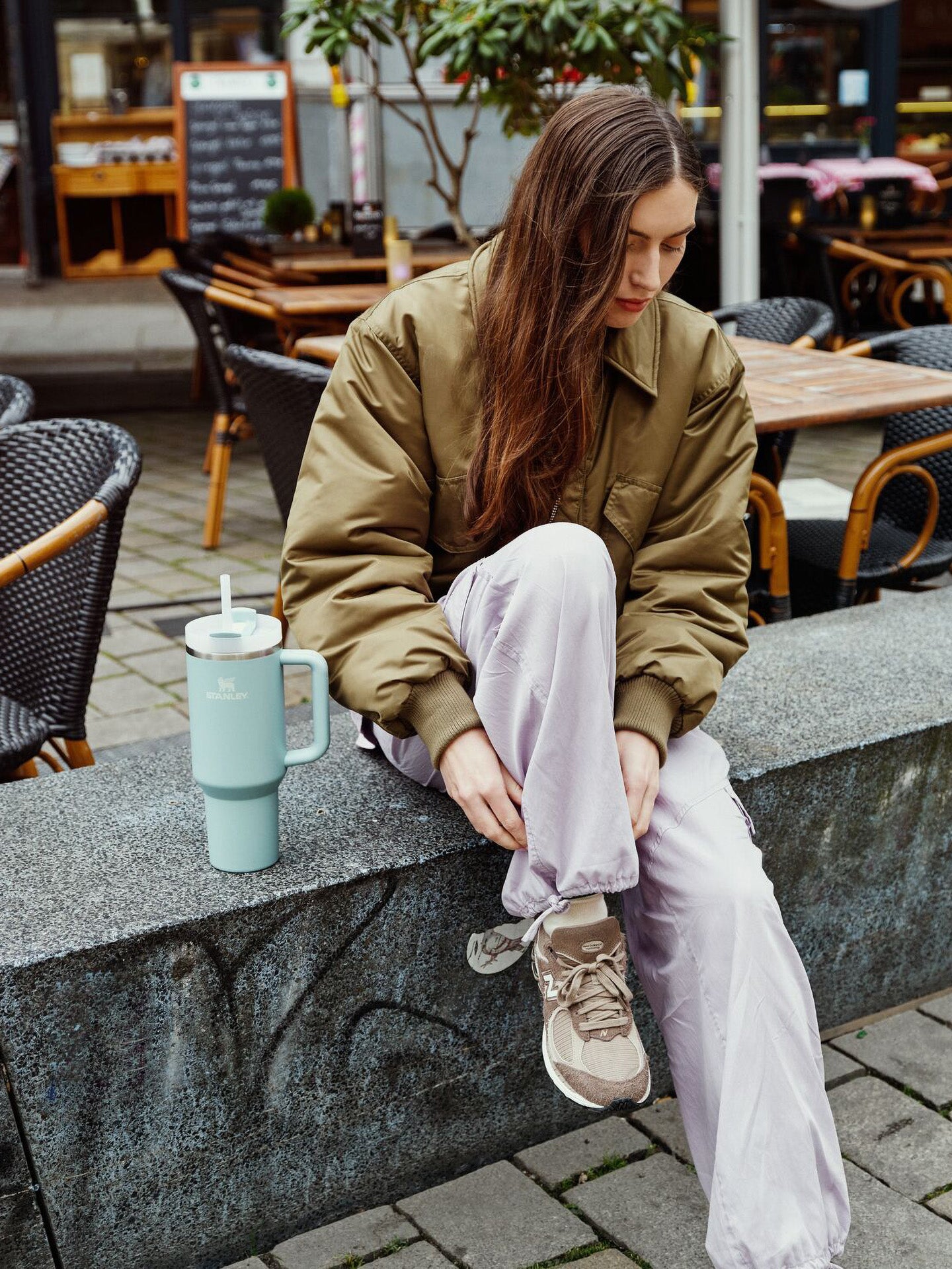 The Quencher H2.0 Flowstate™ Tumbler, shale green (1,2L)
