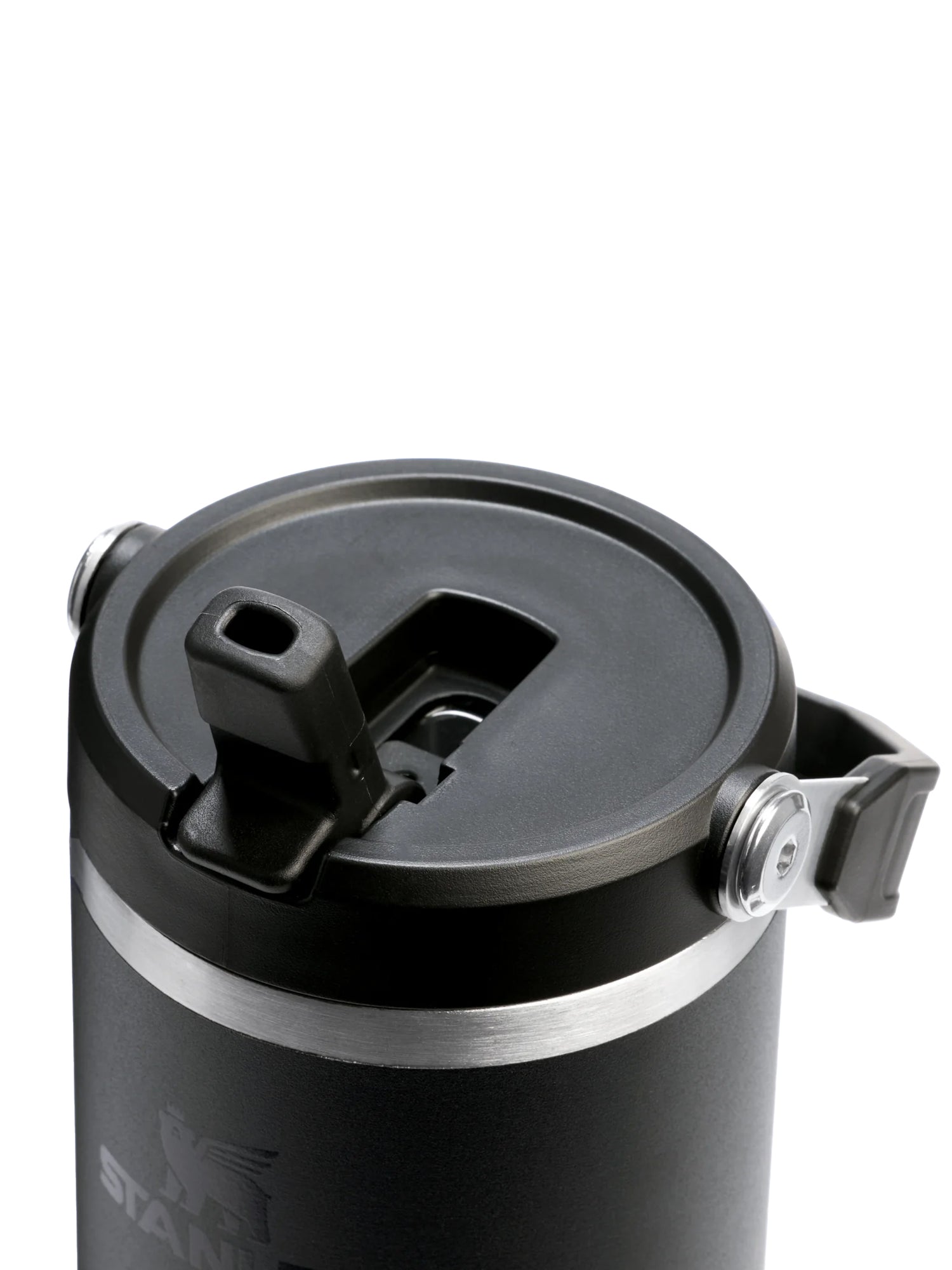 IceFlow flip straw tumbler, black (0.89l)