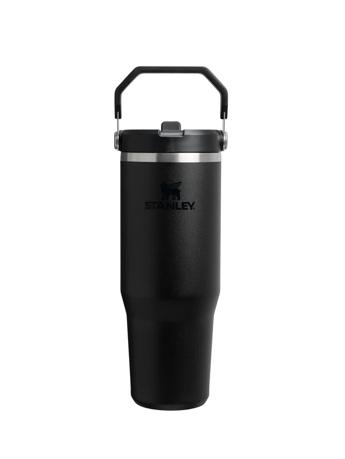 IceFlow flip straw tumbler, black (0.89l)