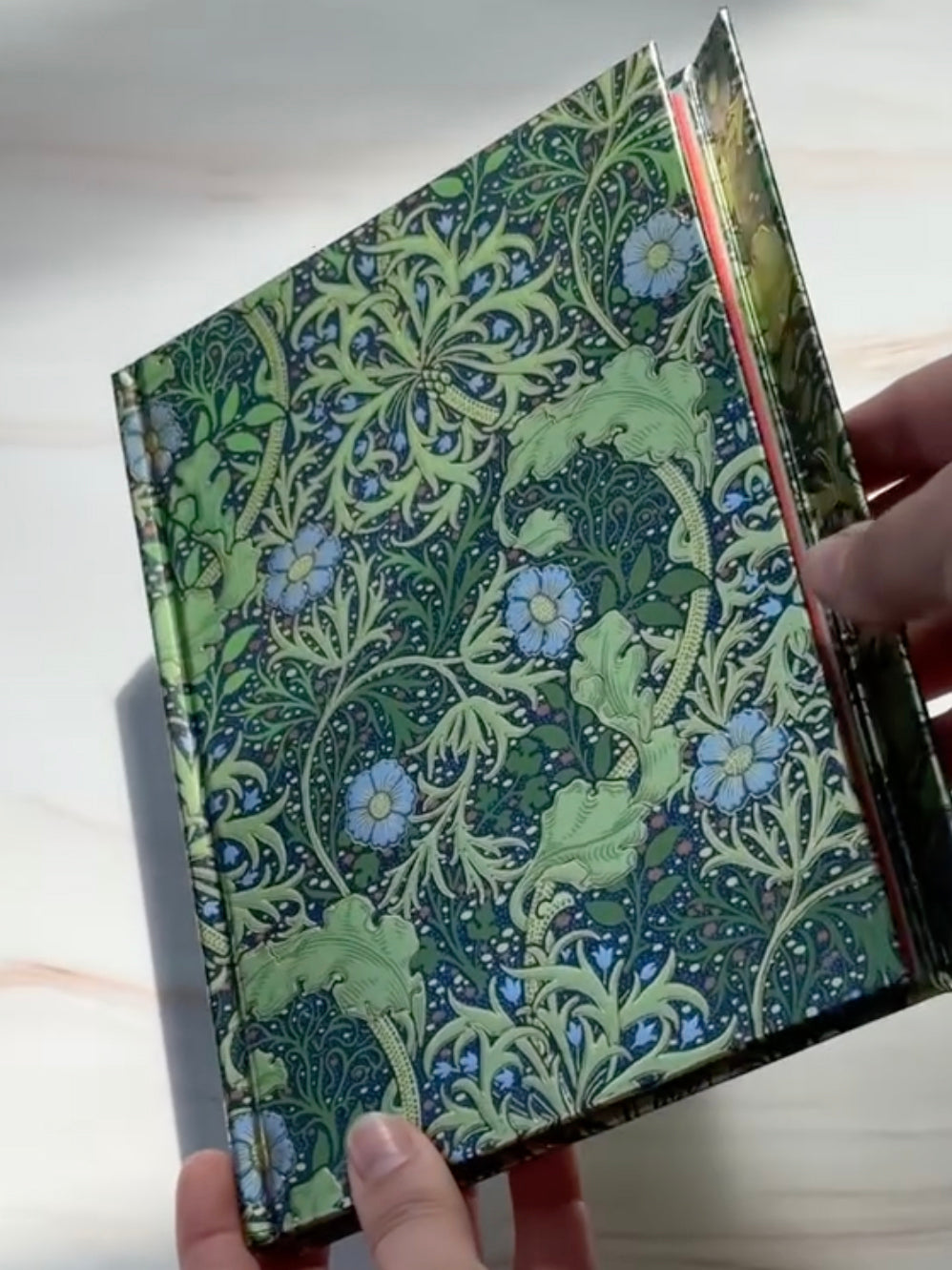 Foiled journal Seaweed by William Morris, lined (A5)