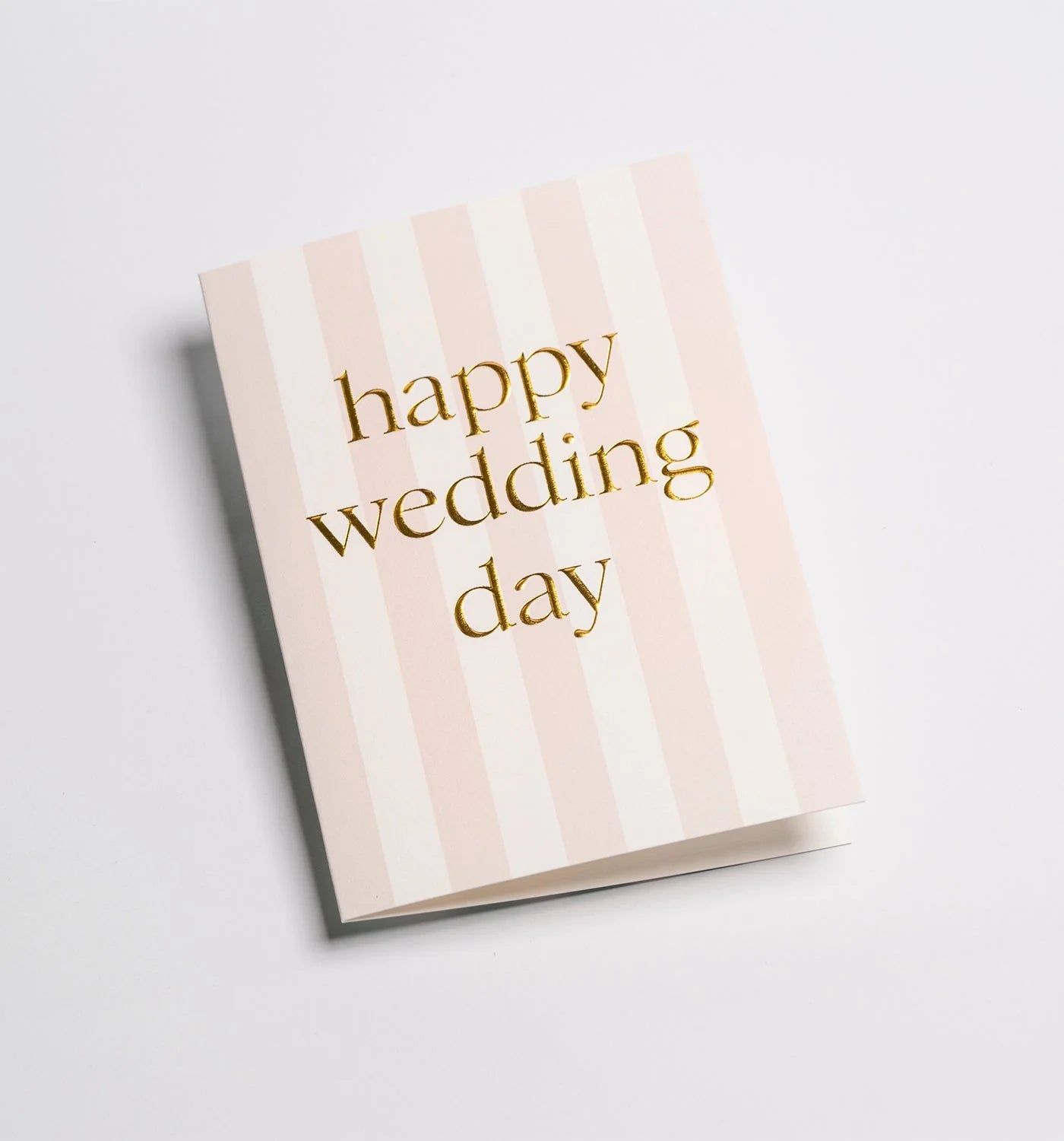 Happy Wedding Day Pastel Stripes, Wedding Card