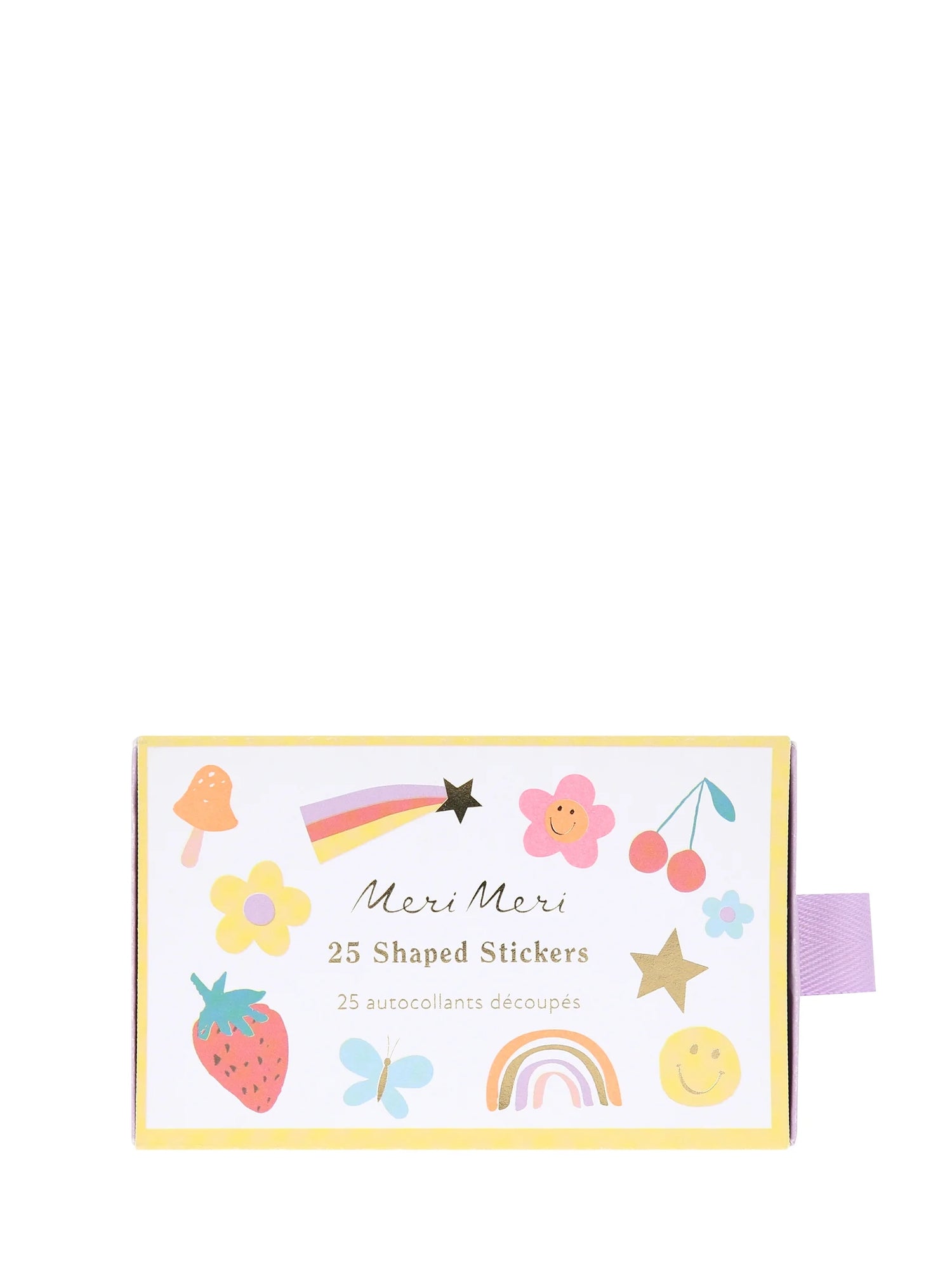 Happy icons shaped stickers