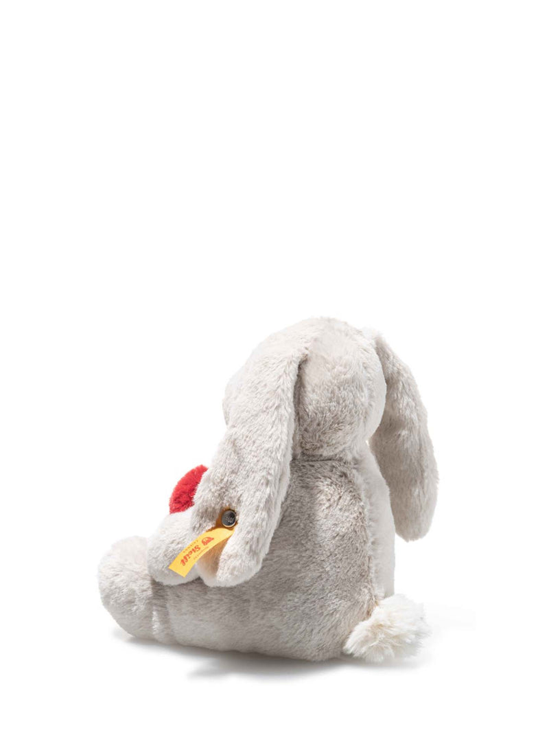 Hoppie bunny with heart, white (16 cm)