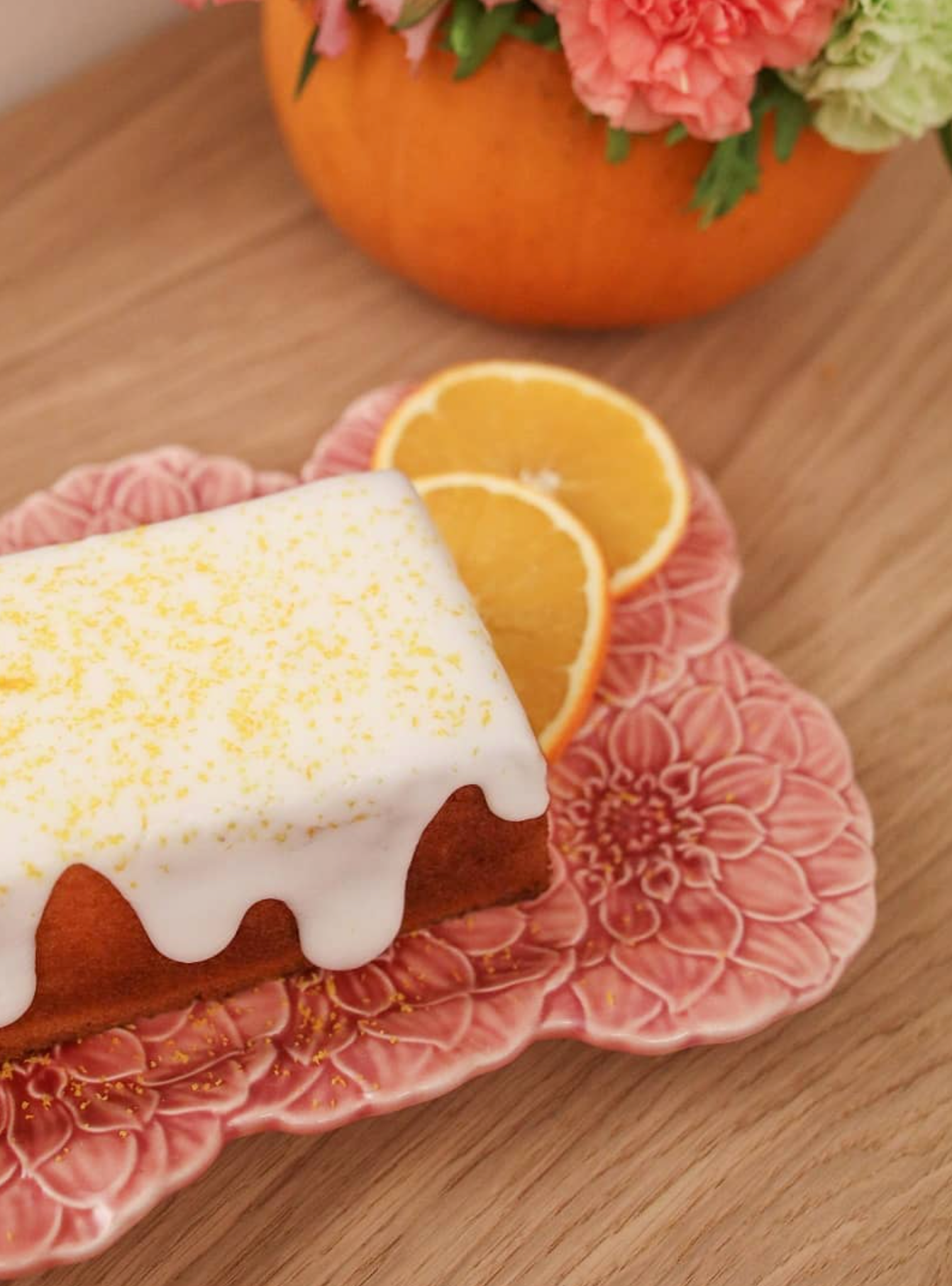 Dahlia tart tray, Maria Flor (47cm)