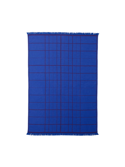 Untitled Throw AP10, electric blue or light beige