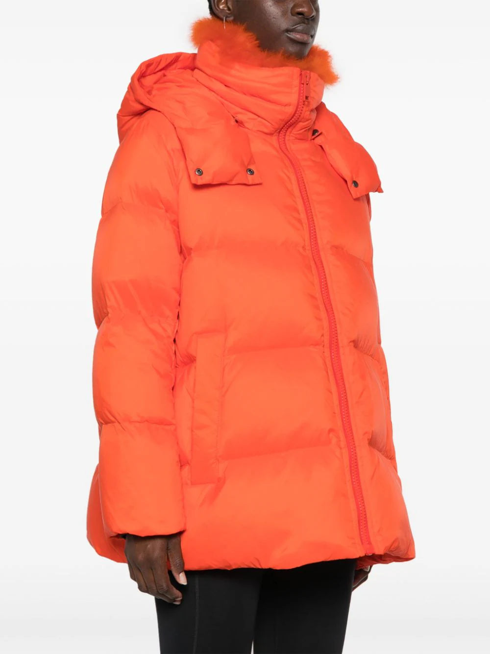 DOWN COAT TECHNICAL FABRIC, tango