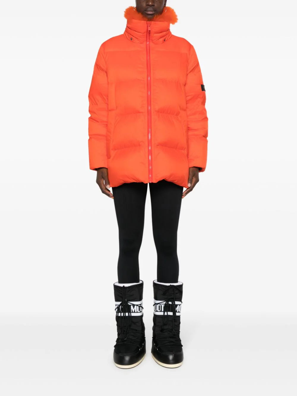 DOWN COAT TECHNICAL FABRIC, tango