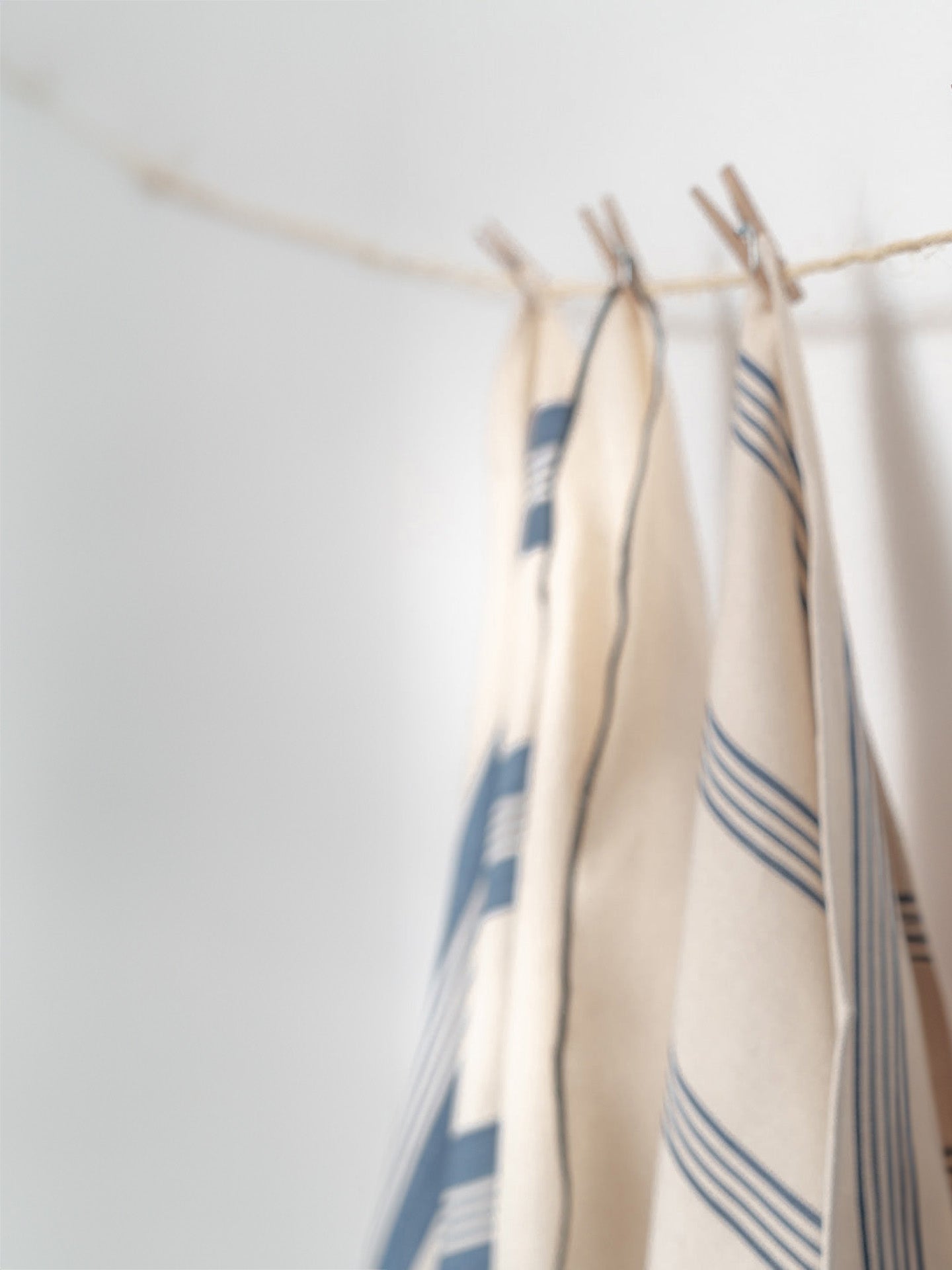 Cotton Kitchen Towel no 3, dark blue