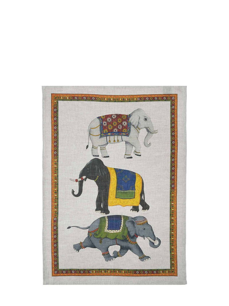 Barnum kitchen towel, elephants