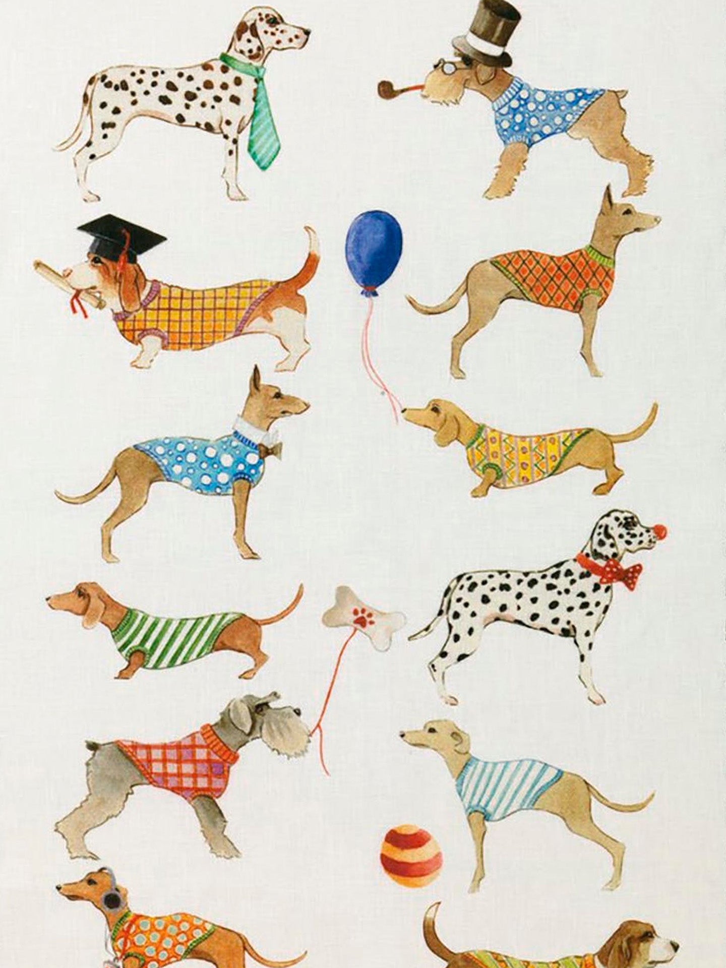Best friends kitchen towel, dogs