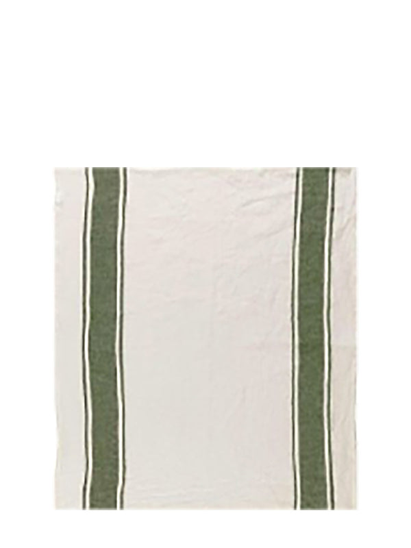 Vecchi tempi kitchen towel, green