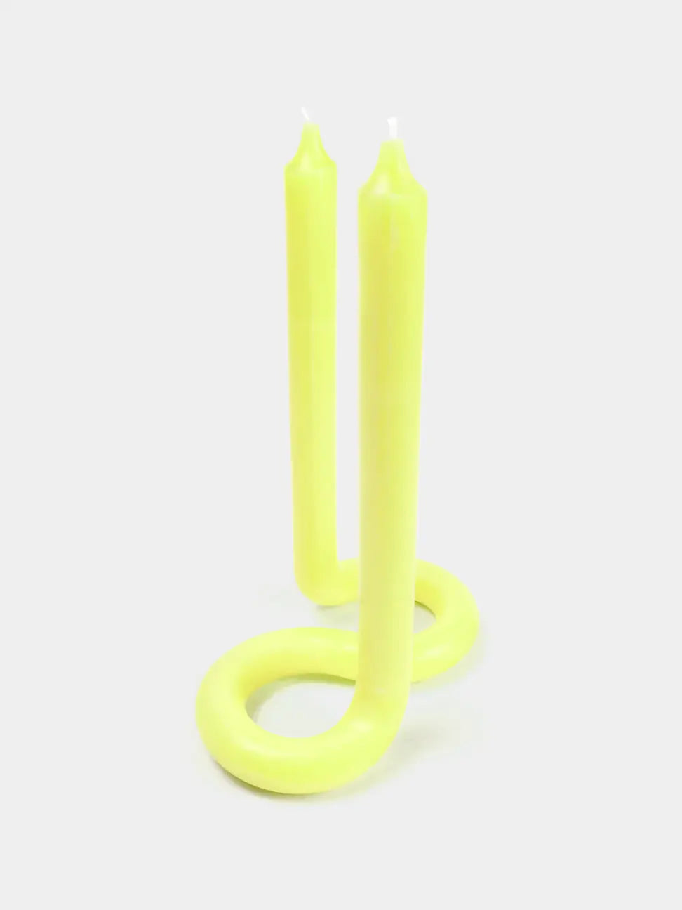 Twist Candle Sticks by Lex Pott, Yellow