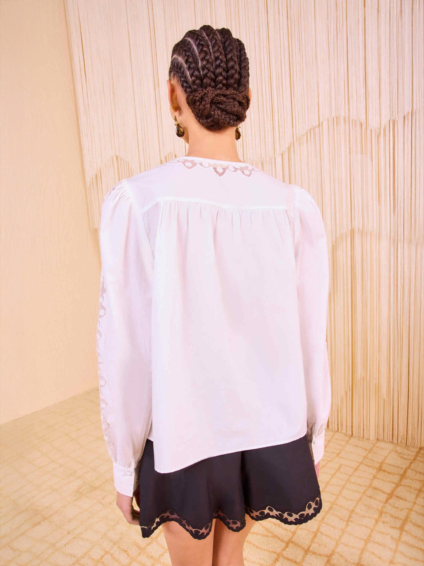 Kady Long Sleeve Blouse, Pristine