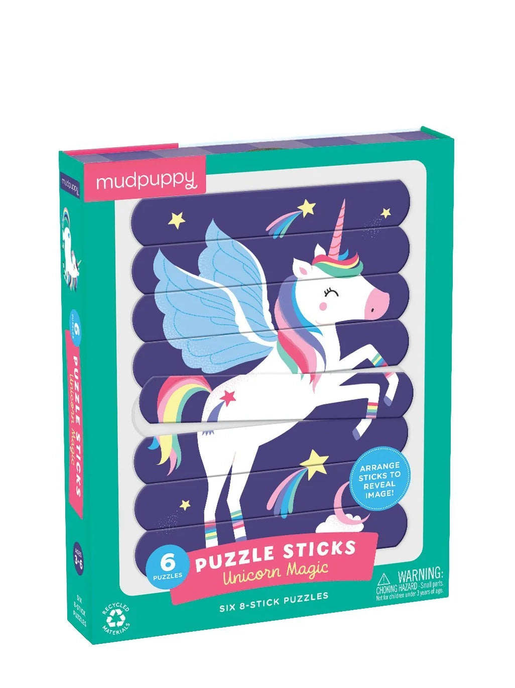 Unicorn magic puzzle sticks