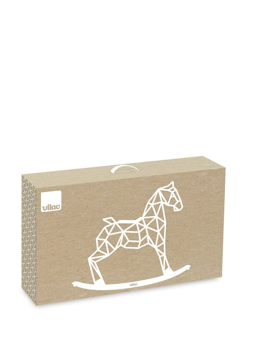 Diamond wooden rocking horse